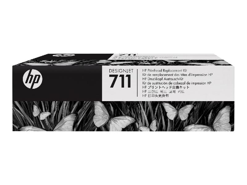 HP 711 - NOIR, JAUNE, CYAN, MAGENTA - TÊTE D'IMPRESSION
