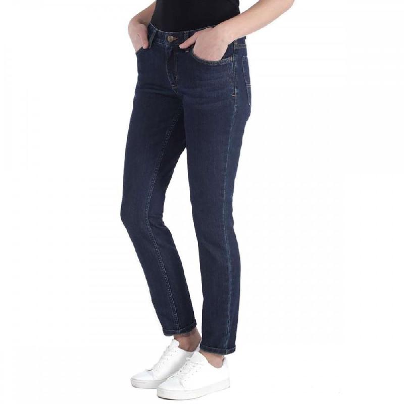 JEAN SLIM-FIT FEMME LAYTON SKINNY T50 W18 BLEU MARINE - CARHARTT - S1102734464W18REG