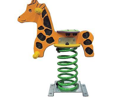 Jeu ressort girafe pour aire de jeux pour enfant PF026_0