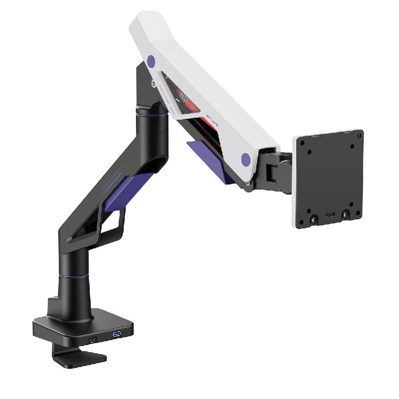 KIMEX - Support pour écran gaming avec ports USB-A et USB-C - 3700685427068_0