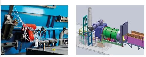 Ligne d'incineration au four rotatif de 500 kg/h a 5,000 kg/h. Gamme fri_0