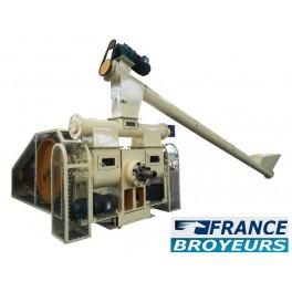 Machine à briquettes 1T/h - 380 volts - Broyeur de bois_0