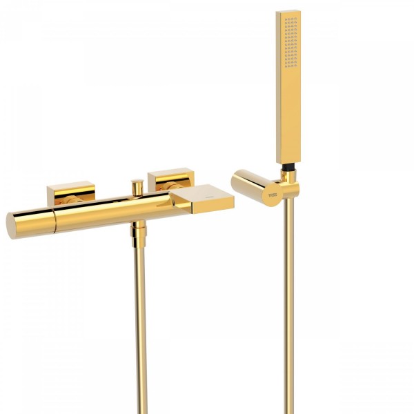 MITIGEUR BAIN AVEC CASCADE OR PROJECT COLORS - TRES 21117001OR