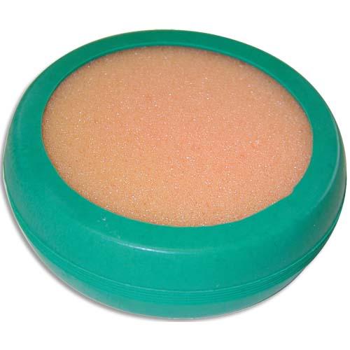 MOUILLEUR ÉPONGE DIAMÈTRE 80 MM, BASE PLASTIQUE COLORIS ORANGE - LOT DE 9