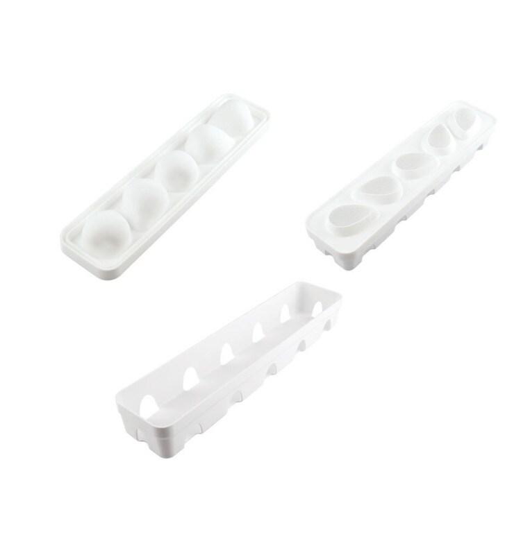 Moule à fraises Silikomart 120 en silicone blanc - blanc silicone 8051085303557_0