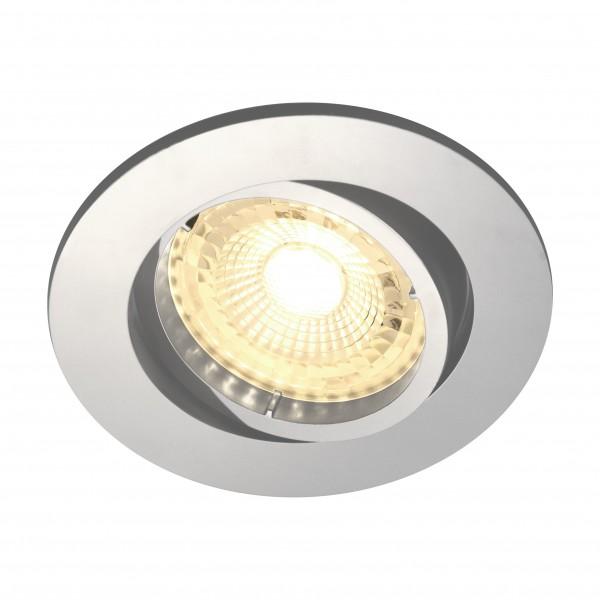 OCTANS 3-KIT SPOT ENCASTRÉ PLASTIQUE CHROME GU10 2700K - NORDLUX 49250133