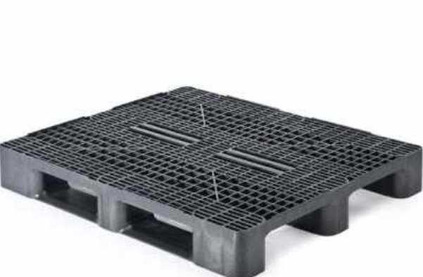 Palette plastique lourde Planetpal Mix 10A12 HR3RR - Ref PA-LO-0127 - 1000x1200 mm - 19.66 kg - 3 semelles - Version ajourée_0