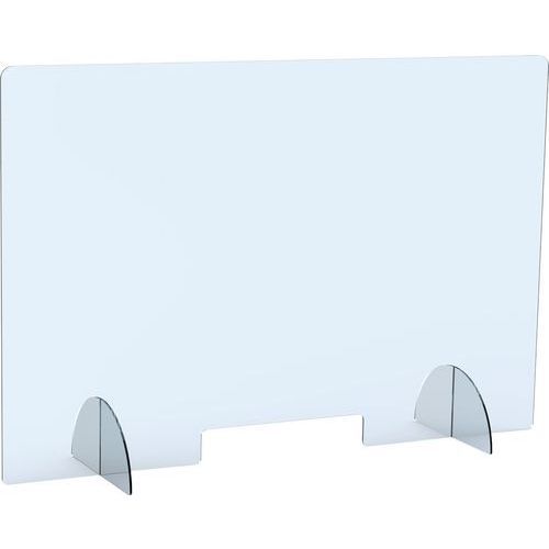 PANNEAU PROTECTION DE COMPTOIR 98X68 CM + PASSE DOCS 6 CM - PAPERFLOW