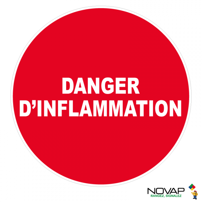 Panneaux rigides ronds 80 mm prévention incendie - PNRPSC-NV02/DGIF_0