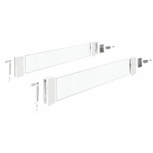 PAROIS LATÉRALES DESIGNSIDE EN VERRE INNOTECH ATIRA-BLANC-L300 MM HETTICH
