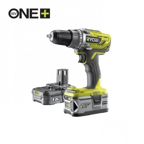 PERCEUSE VISSEUSE SANS FIL 18V - BATTERIES INCLUSES (4,0 AH & 1,5 AH) RYOBI