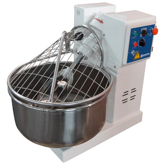 Pétrin à fourche triphasé 2 vitesses avec capacité pâte 45 kg et cu... - PCBD0071_0