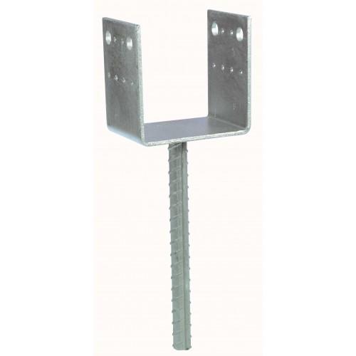 PIED DE POTEAU EN U À SCELLER - LARGEUR 90 MM - PPD90/70G SIMPSON STRONG-TIE