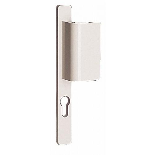 PLAQUES EXTÉRIEURE / INTÉRIEURE ÉTROITES PORTE PALIÈRE - ALU BLANC VACHETTE