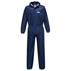 Portwest - Combinaisons jetables résistantes à la déchirure Biztex SMS Type 5/6 (Pack de 50) Bleu Marine Taille 2XL - XXL bleu 5036108158485_0