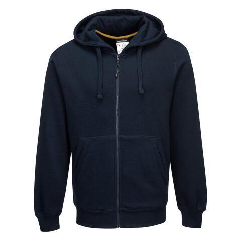 PORTWEST KS31 SWEATSHIRT ZIPPÉ À CAPUCHE NICKEL MARINE - TAILLE M