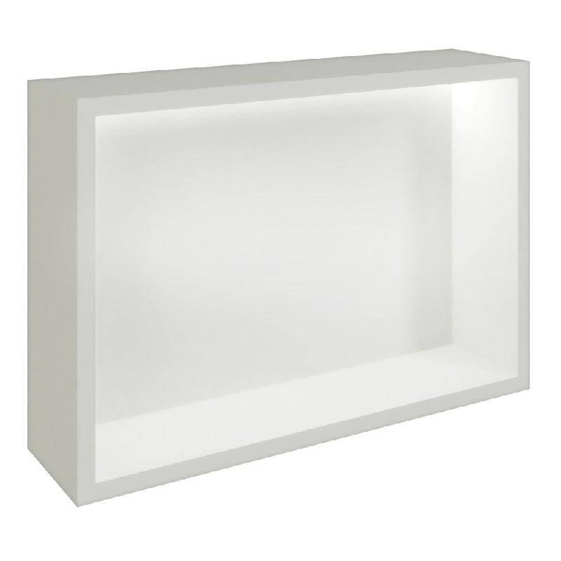 Présentoir Cage blanc avec LED 56x14,5x38,4cm_0