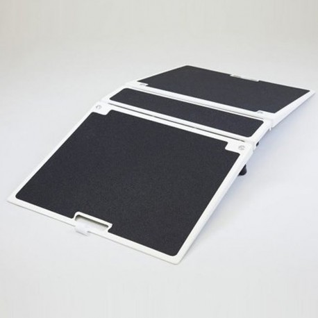 Rampe premium non pliable - fibre de verre - passage de porte-fenêtres - PMR - 138 cm - 250 kg_0
