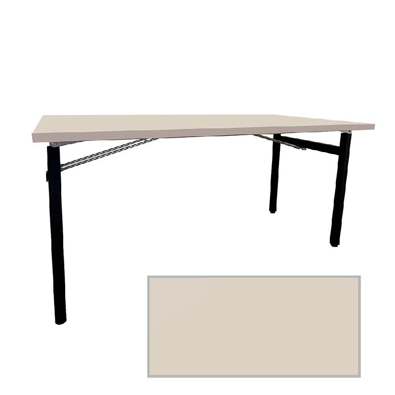 RestooTab - Table pliable Tambu 160x80cm beige coquille mat - beige Bois manufacturé TB-TAMBU-16080M-COQ.Z_0