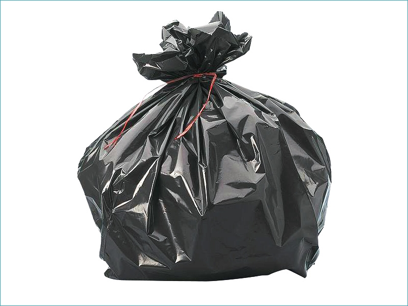 Sac poubelle 130L 800x1150mm 65µ Noir en rouleau - Réf POUB130TD-MA_0