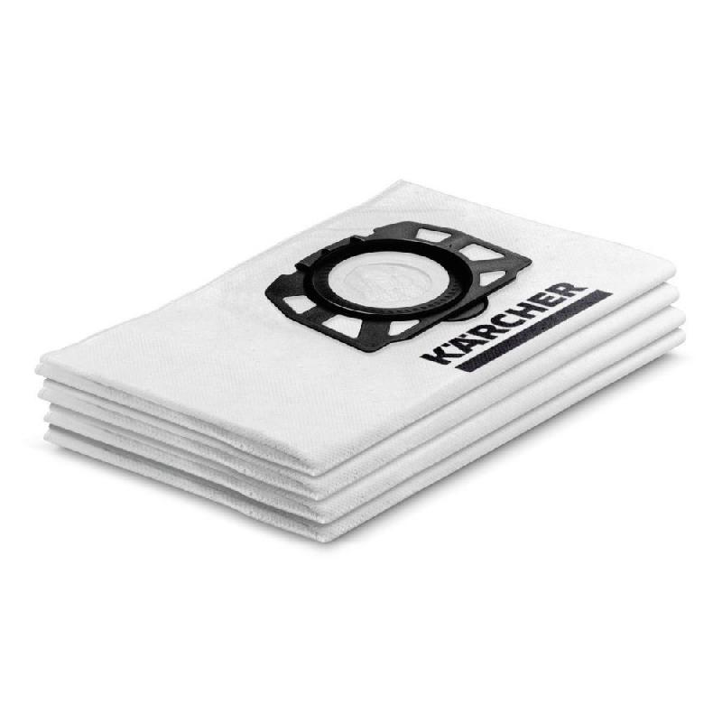 SACS FILTRE TOISON POUR ASPIRATEUR KÄRCHER WD2 ET WD3 - LOT DE 4