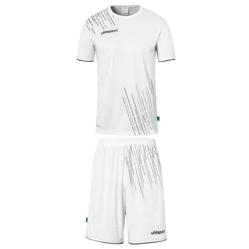 SET MAILLOT ET SHORT DE FOOT ENFANT - UHLSPORT - SCORE 26 BLANC/NOIR