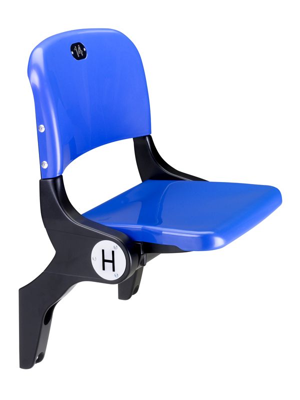 Siège de gradin rabattable M2012 - polypropylène résistant UV - options personnalisables_0