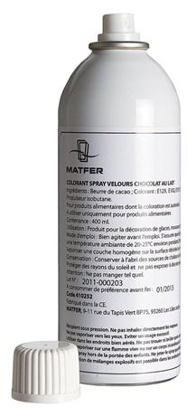 SPRAY VELOURS CHOCOLAT NOIR 400 ML