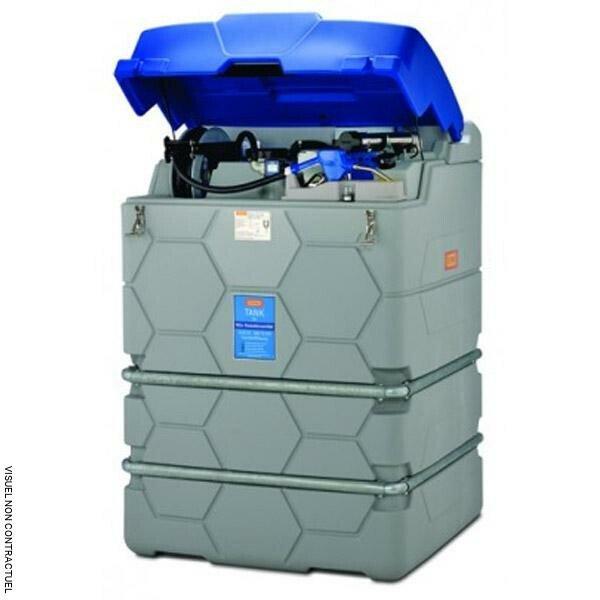 Station Blue Cube Outdoor Premium - Cuve AdBlue 1 500 L - Double paroi PE - Pompe 230V - Référence CEM10305_0