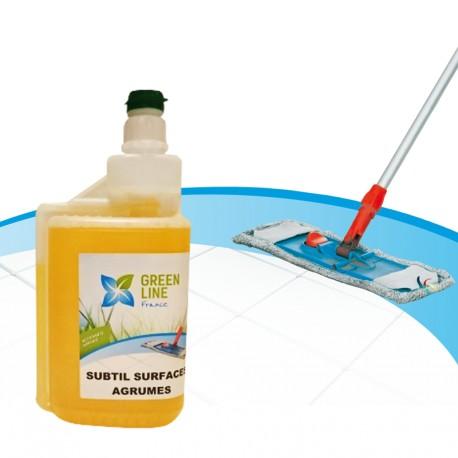 Subtil Surface Agrume Nettoyant 3D - Détergent Désinfectant Désodorisant - Parfum Agrumes - Net-Subsuragru/1/5_0