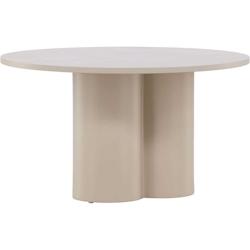 Table basse beige Olivia Ronde : ?80 x 45 cm Venture Home - beige 7340220833174_0