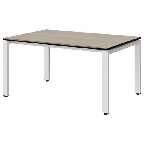 TABLE MALIBU 120X80 T3 SOUDÉ STR ACACIA/NOIR BLC 9016