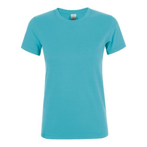 TEE-SHIRT PERSONNALISABLE BLEU ATOLL FEMININ CLASSIC 150G