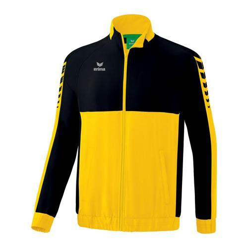VESTE DE SURVÊTEMENT - ERIMA - SIX WINGS JAUNE/NOIR