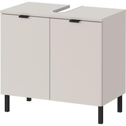 Vivabita Meuble sous vasque moderne gris cachemire Ariana - 3665367398626_0
