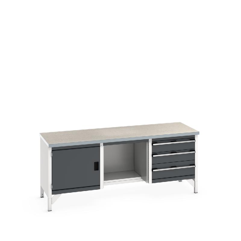 41002072. - Etabli Monobloc KW Cubio 2078-3.8 Lino_0