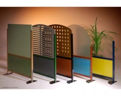 Alyance Décor - Cloisons amovibles - Ardal - Ossature hêtre avec 5 modèles de formes et décors MDF perforés_0
