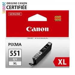 CANON Cartouche d'encre CLI-551GY XL grande capacité Gris (CLI551XL) Canon - 3666373873367_0