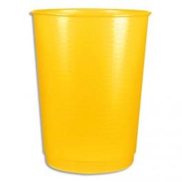 CEP MAXI CORBEILLE À PAPIER 133 CAPACITÉ 40 LITRES - DIAM. 38 CM HAUTEUR 49,5 CM COLORIS JAUNE