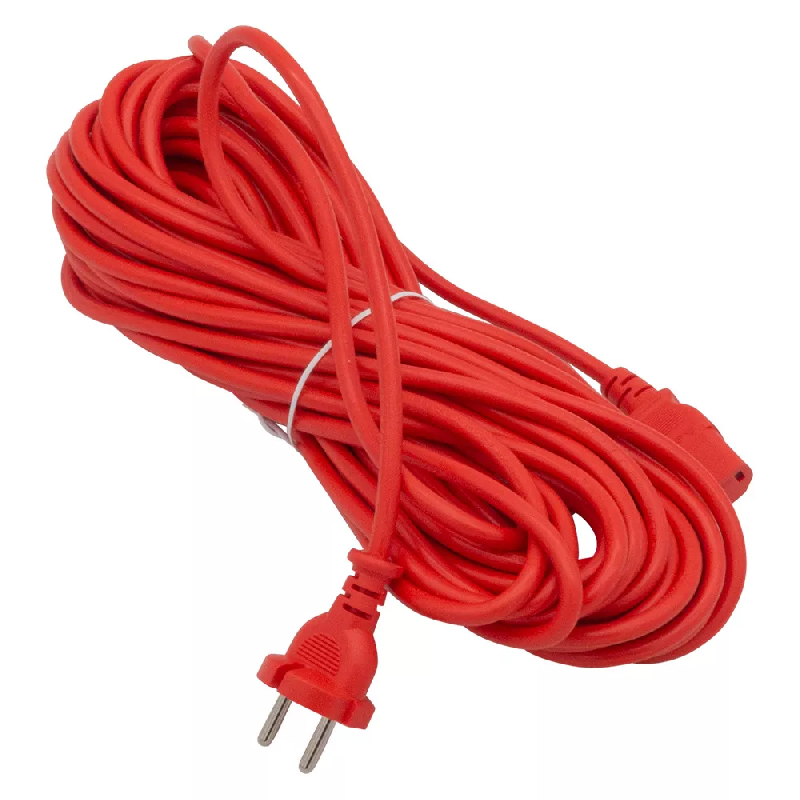 Cordon d'alimentation électrique - 15 m - rouge - enfichable - Référence 111172 - Marque SPRiNTUS_0