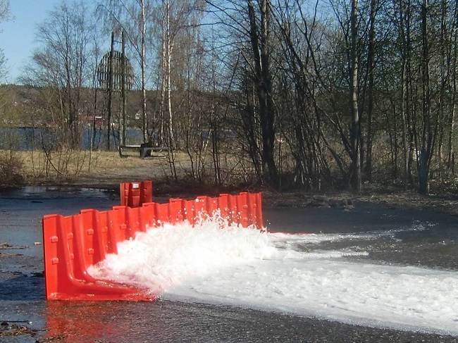 Dispositif anti-inondation démontable - Mobile, auto-stable et léger - Noaq Boxwall - Hauteur de protection 1m_0