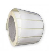 Étiquettes vierges 45x140mm - papier blanc brillant - bobine échenillée de 500 étiquettes - usage professionnel_0