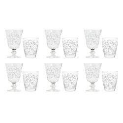 Excelsa lot de 12 verres à vin Domus verre 8x8x9,5 cm - transparent verre 61581_0