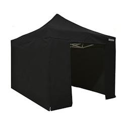 FRANCE BARNUMS Tente pliante PRO 4x4m pack côtés - 4 murs - ALU 55mm/PVC 580g Norme M2 - noir - FRANCE-BARNUMS - noir aluminium 254_0