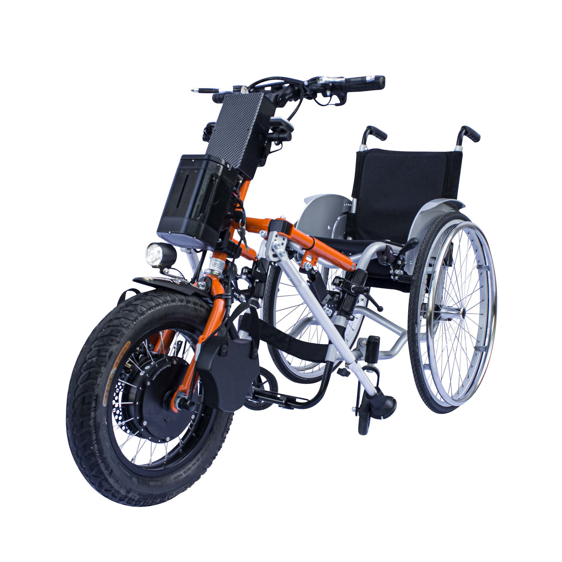 Vélo Handbike tout electrique 16'' - frein V et frein à disque - batterie Lipo_0
