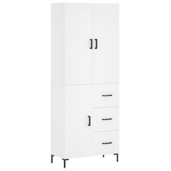 Helloshop26 - Buffet bahut commode armoire meuble de rangement organisateur cuisine salle de séjour salon haut 69,5 x 34 x 180 cm 02_0032582 - 300021_0