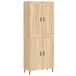 Helloshop26 - Buffet bahut commode armoire meuble de rangement organisateur cuisine salle de séjour salon haut sonoma 69,5 x 34 x 02_0034166 - 300021_0