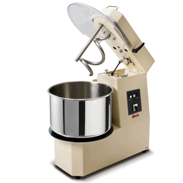 Pétrin professionnel Hercules 20-30-40-50 TA 2V - Sirman - capacité 17 à 44 kg - tête relevable et cuve amovible_0