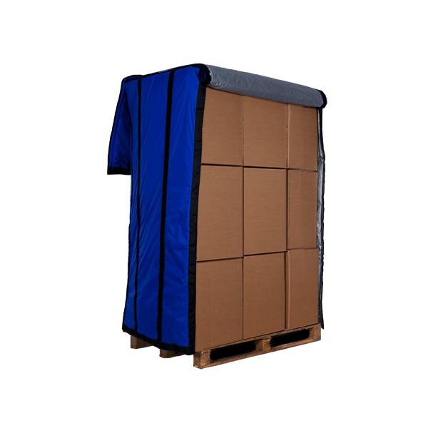 Housse isotherme PARACALOR pour palette 800 x 1200 x 1800 mm - lot de 2 - barrière thermique pour maintien de température_0