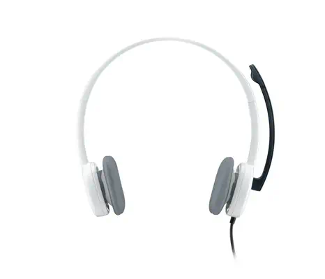 Logitech 981-000350 casque Avec fil Arceau Bureau/Centre d'appels Blanc_0